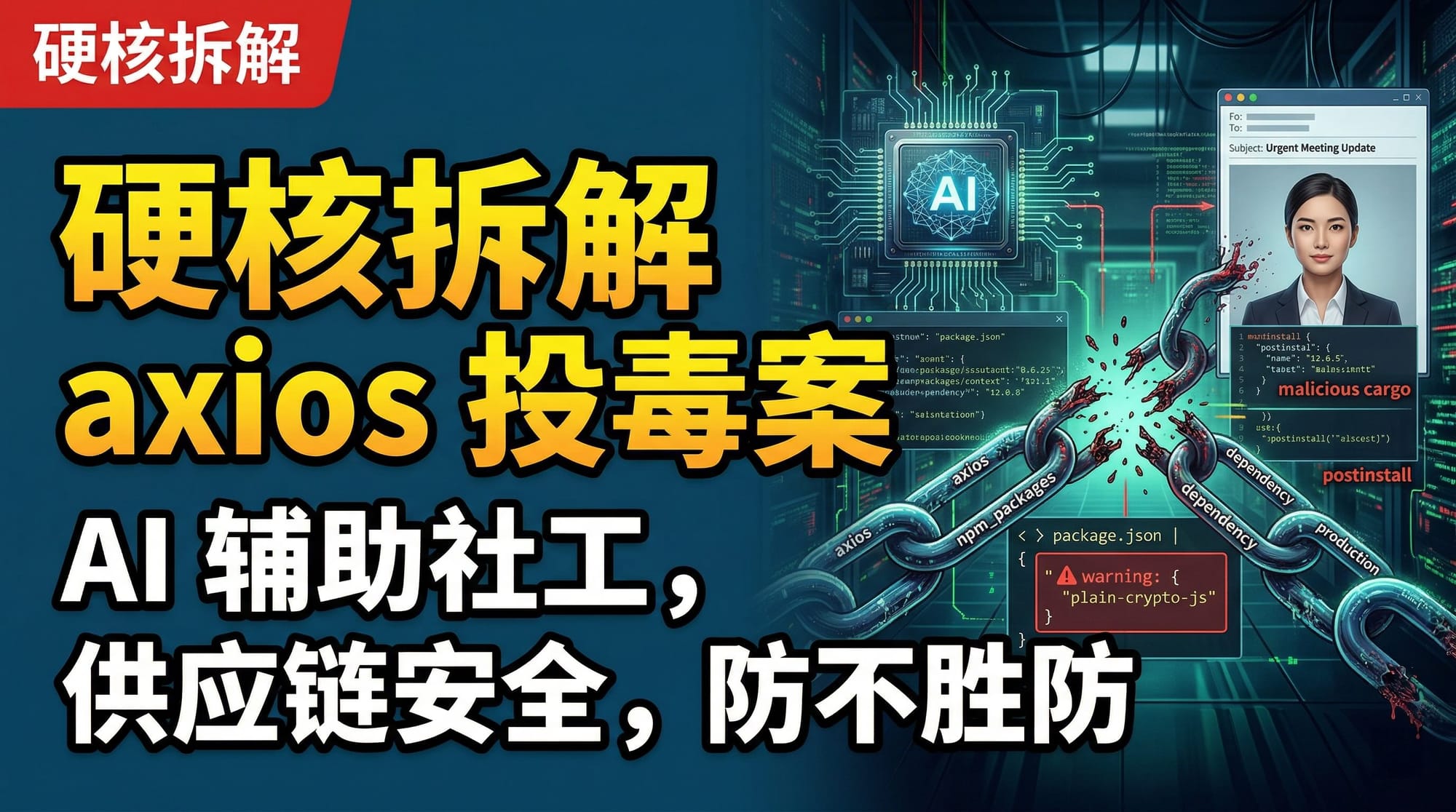 硬核拆解axios 供应链投毒和对策
