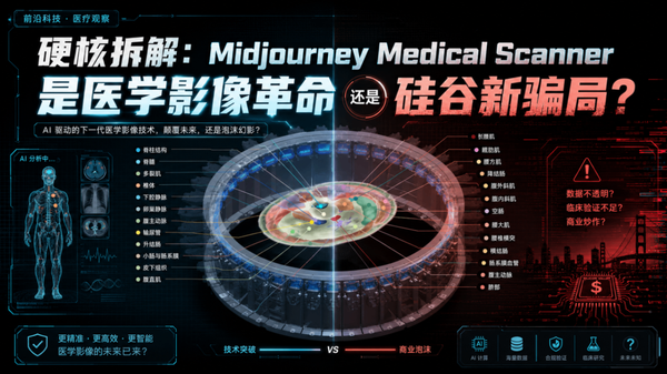 硬核拆解：Midjourney Medical Scanner 是医学影像革命还是硅谷新骗局？