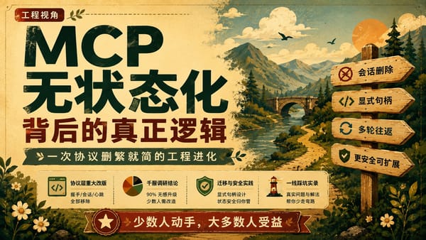 MCP无状态化背后的真正逻辑配套资源包